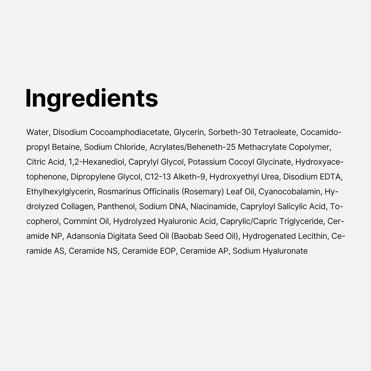 medicube Gel nettoyant PDRN Jelly Foam 290g - packaging