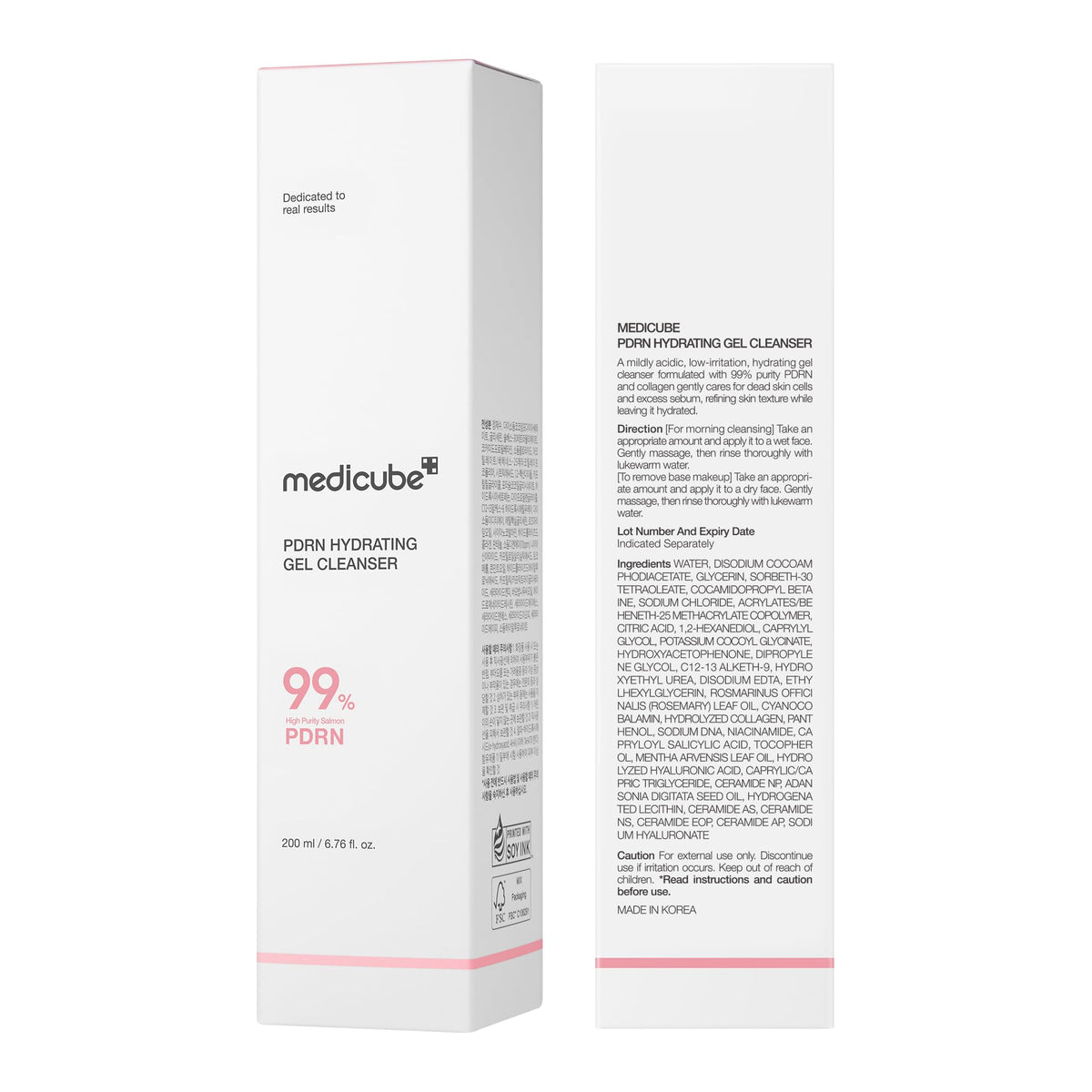 medicube Gel nettoyant PDRN Jelly Foam 290g - texture mousse