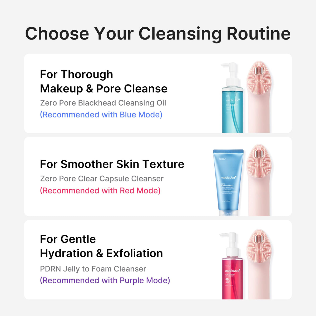 medicube Mini support Pro Plus brosse ultra-fine