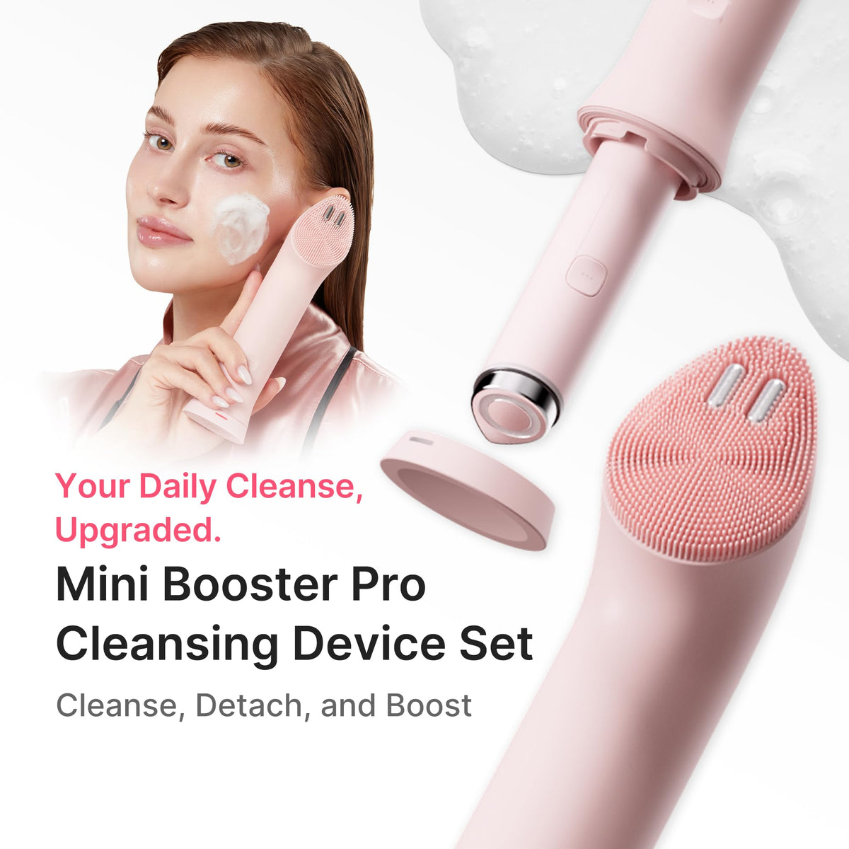 medicube Mini support Pro Plus tête de nettoyage attachée