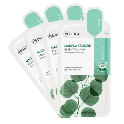 Mediheal masque en tissu Madecassoside 4 feuilles emballage avant