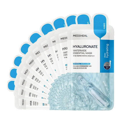 Mediheal Masque Hydratant Hyaluronate 10 Masques en Tissu