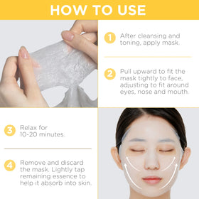 Mediheal Masque Vita Essential avec ingrédients visibles