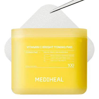 Mediheal Tampons Tonifiants Vitamine C 100 unités - Packaging avant
