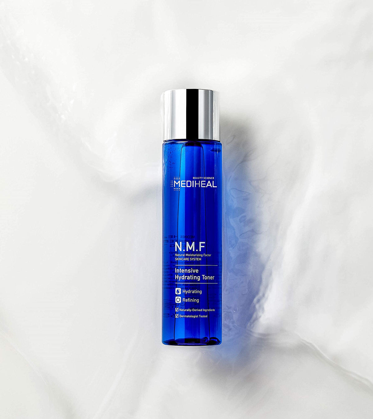 Mediheal Toner Hydratant N.M.F 165ml en utilisation sur peau