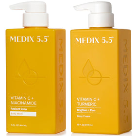 Medix 5.5 Set de Soins de la Peau avec Gel Douche et Crème Corps Vitamine C