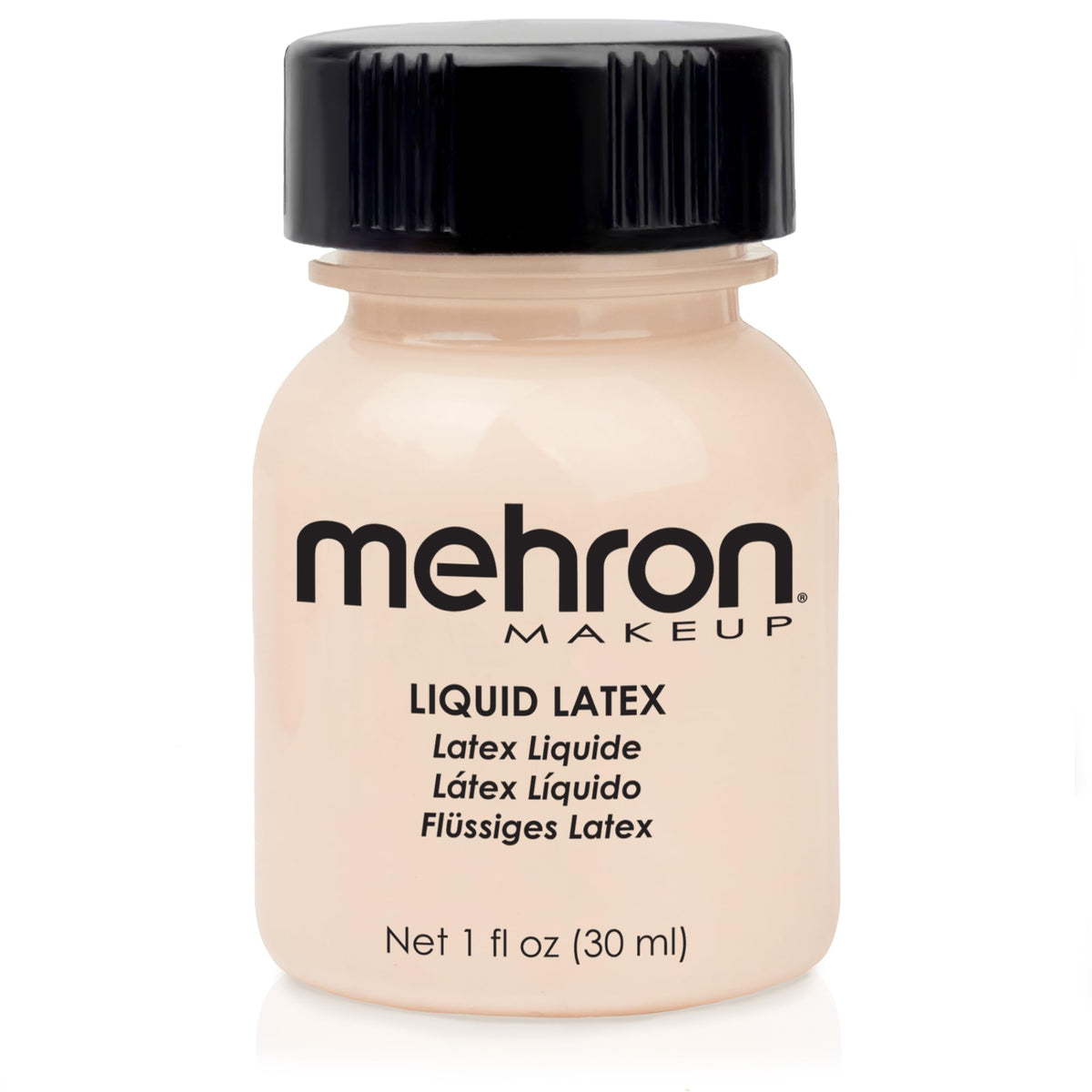 Mehron Liquid Latex 1 oz Peau Claire avec étiquette
