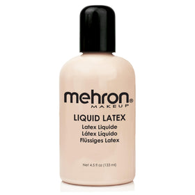 Mehron Liquid Latex 4,5 oz Teint Clair avant application