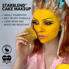 Mehron StarBlend noir poudre pressée pour le théâtre