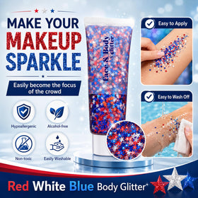 Mélange de paillettes dans le gel Go Ho