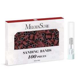 MelodySusie 100 bandes abrasives #120 pour perceuse à ongles, emballage avant
