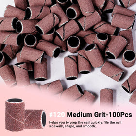 MelodySusie bandes abrasives #120, présentation sur fond blanc