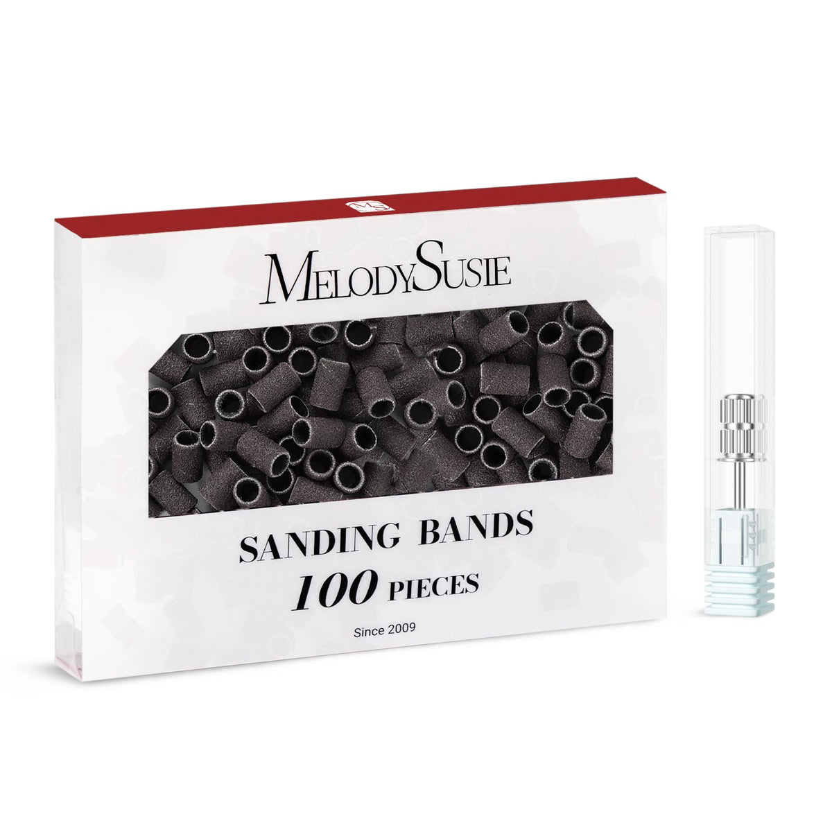MelodySusie bandes abrasives pour perceuse à ongles, paquet de 100 pièces