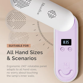 MelodySusie lampe à ongles UV P-PLUS20F avec accessoires