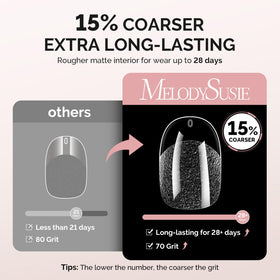MelodySusie Tips Ongles flexibles et résistants