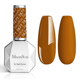 MelodySusie vernis gel épais marron 15ml vue de face