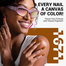 MelodySusie vernis gel marron avec lampe UV