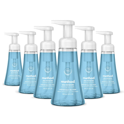 Method Savon Moussant Minéraux Marins, pack de 6, vue de face