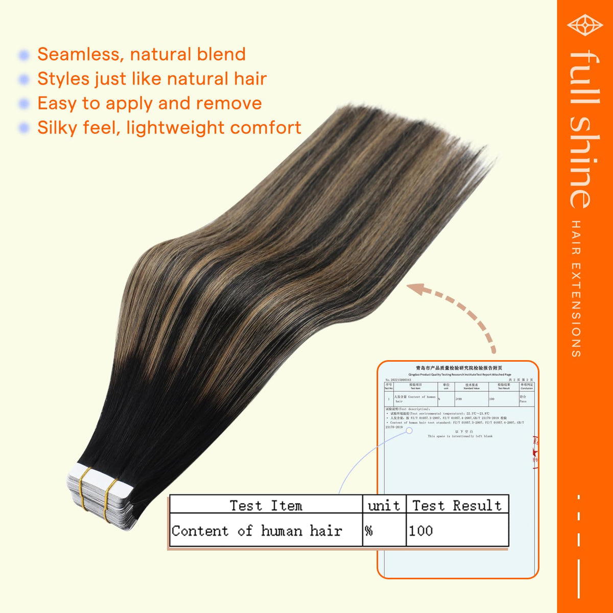 Méthode d'installation des extensions de cheveux adhésives
