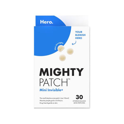 Mighty Patch Mini Invisible+ 30 Ct packaging front view