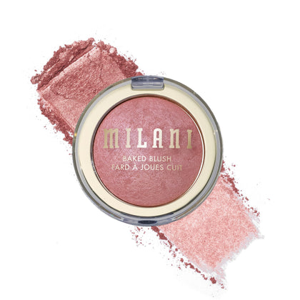 Milani Blush Poudré Baked 40g couleur Rosé Éclatant vue de face