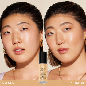 Milani Fond de Teint 2-en-1 01-Crémeux Vanille affichage des nuances