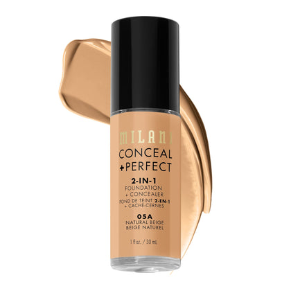 Milani Fond de Teint + Anticernes 2-en-1 05A Beige Naturel avant