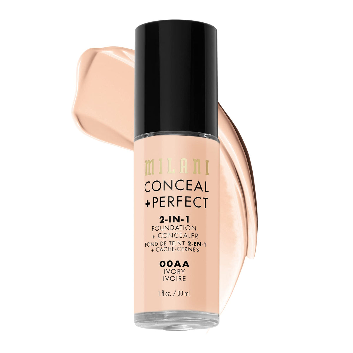 Milani Fond de Teint + Correcteur 2-en-1 00AA-Ivoire face avant