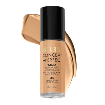 Milani Fond de Teint + Correcteur 2-en-1 05-Beige Chaud avant