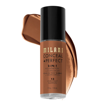 Milani Fond de Teint + Correcteur 2-en-1 13-Châtaigne devant
