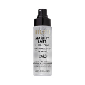 Milani Spray Fixateur 86g vue de face avec bouchon