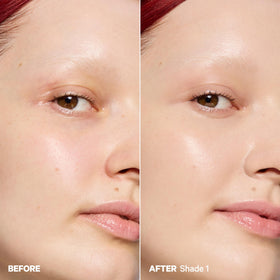 Milk Makeup Hydro Grip Gel Skin Tint 1 Very Fair during makeup routine