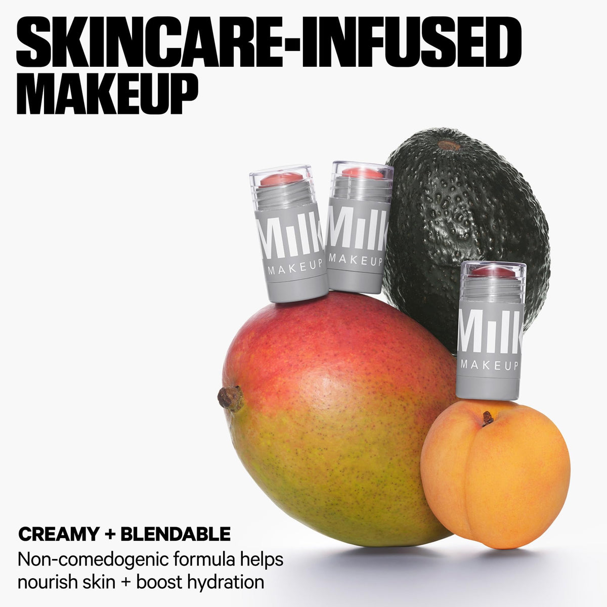 Milk Makeup Lip + Cheek Stick avec capuchon retiré