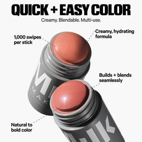 Milk Makeup Lip + Cheek Stick ouvert montrant la texture crémeuse du produit