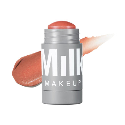 Milk Makeup Lip + Cheek Stick rose avec éclat, vue de face