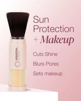 Mineral Fusion Écran Solaire Poudré SPF 30 en gros plan