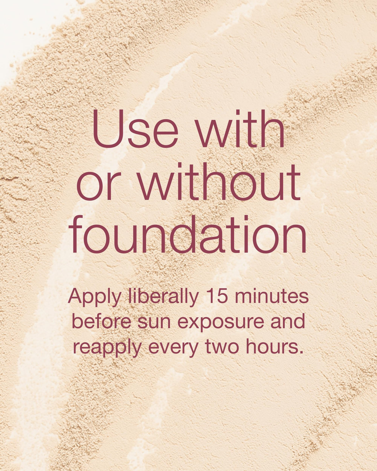 Mineral Fusion Écran Solaire Poudré SPF 30 texture en poudre