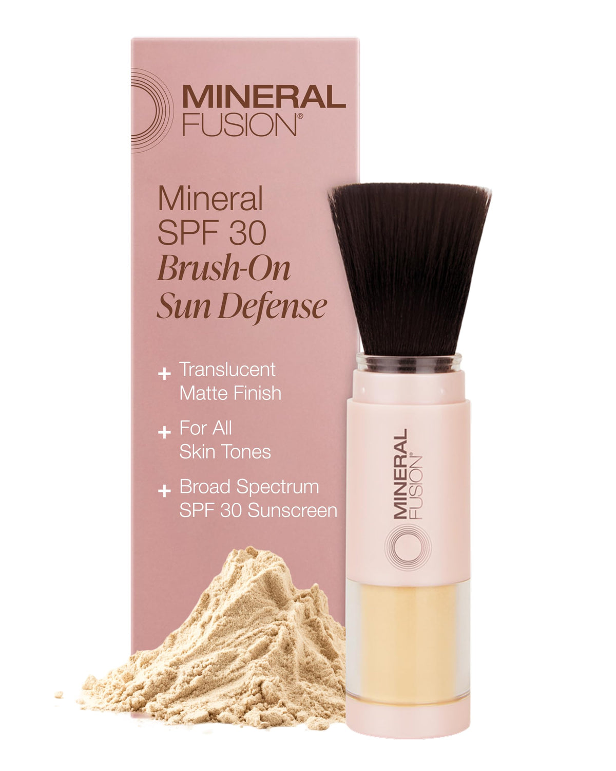 Mineral Fusion Écran Solaire Poudré SPF 30 vue de face
