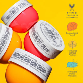 Mini crèmes corps Sol de Janeiro avec notes de pistache et caramel