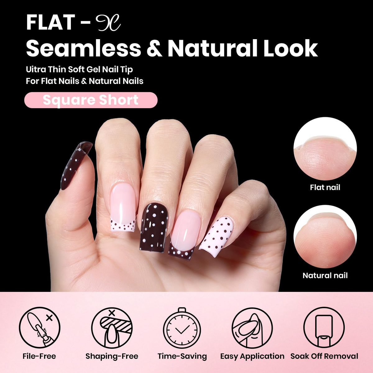 Mini lampe UV incluse dans le kit d'extension d'ongles