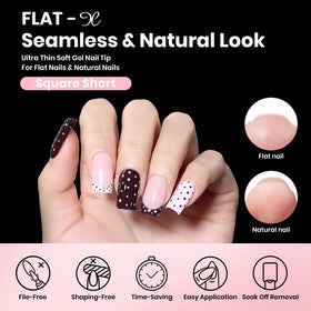 Mini lampe UV incluse dans le kit d'extension d'ongles
