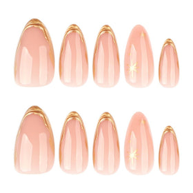 Mini lime à ongles et autocollants en gel pour application facile