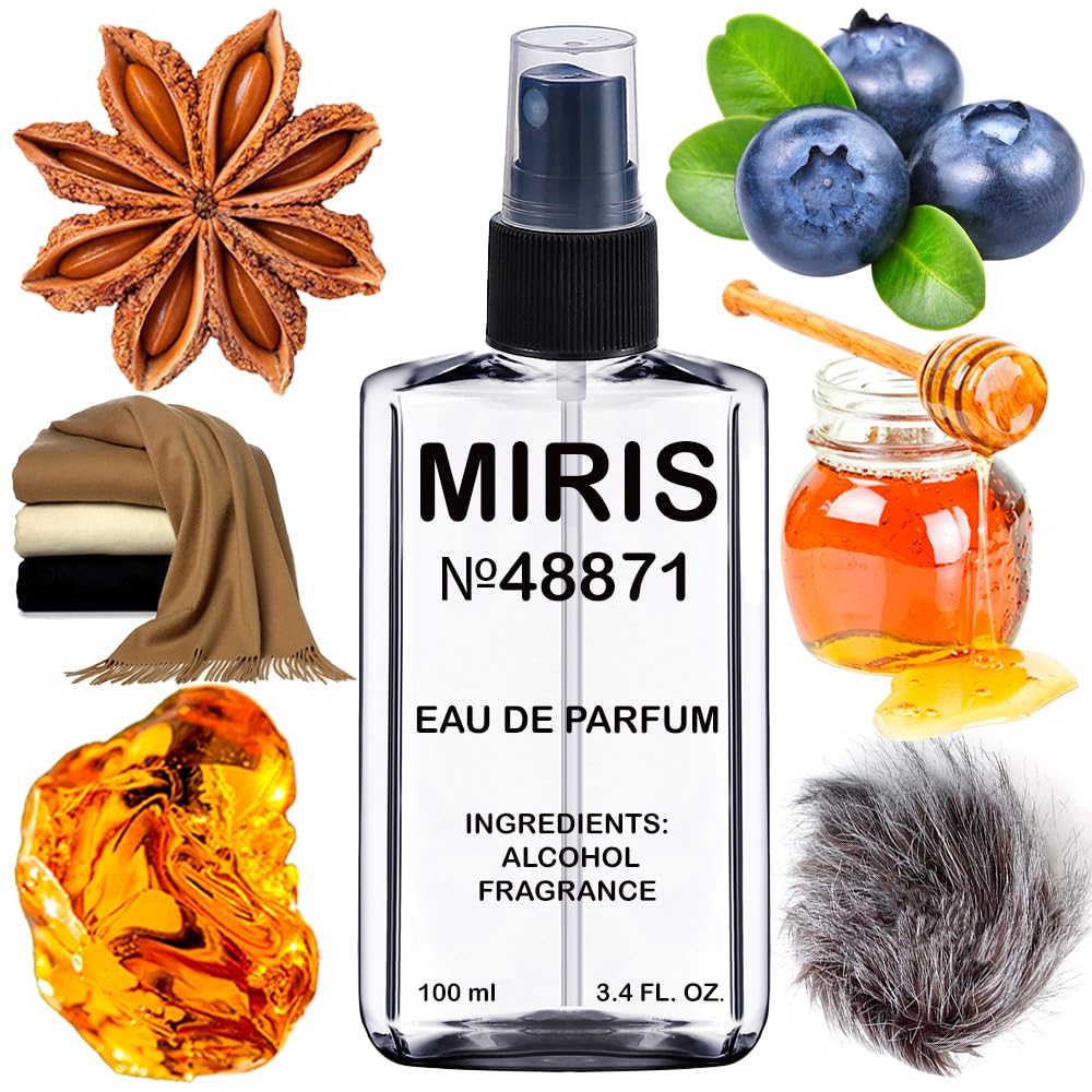 MIRIS Eau de Parfum 100 ml vue avant avec bouteille recyclée