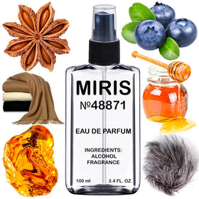 MIRIS Eau de Parfum 100 ml vue avant avec bouteille recyclée