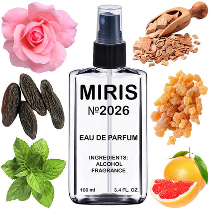 MIRIS Eau de Parfum 100 ml vue avant avec étiquette colorée