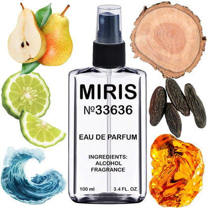 MIRIS Eau de Parfum Homme 100 ml vue avant avec flacon en plastique recyclable