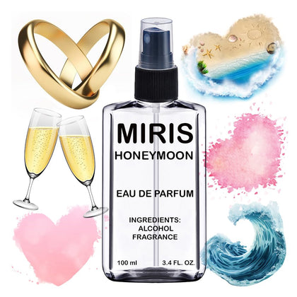 MIRIS Eau de Parfum Honeymoon 100 ml vue avant avec bouchon