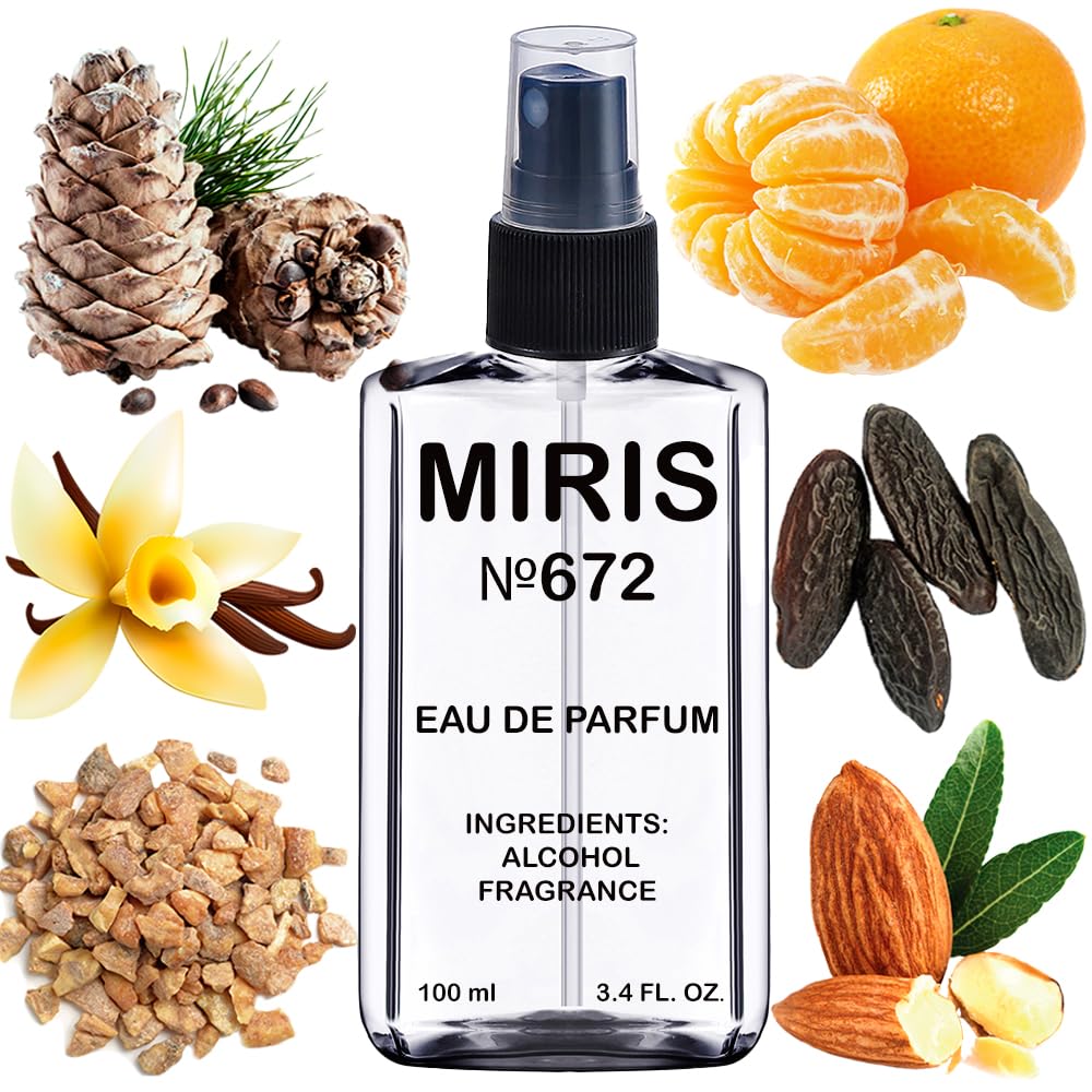 MIRIS Eau de Parfum No. 672 flacon de 100 ml vue avant