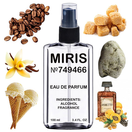 MIRIS Eau de Parfum Unisexe 100 ml flacon avant avec design élégant
