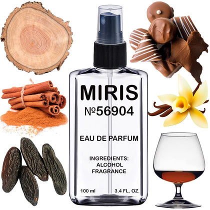MIRIS Eau de Parfum unisexe 100 ml vue avant avec flacon compact
